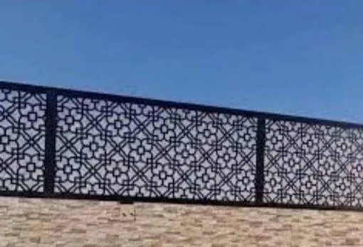 ساتر بقص ليزر بنقشة إسلامية